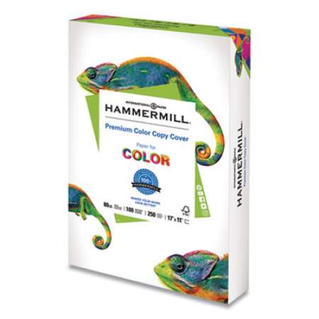 Hammermill Premium Color Copy Cover, 100 Bright, 80lb, 17 x 11, 250/Pack (120037)