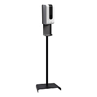 Automatic Hand Sanitizer Dispenser with Floor Stand and Tray, 1,200 mL, 13 x 11.4 x 51.63, White/Gray (F1406STS)