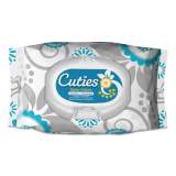 Cuties Premium Wipes, Unscented, 72 Wipes/Pack, 12 Packs/Carton (72928)