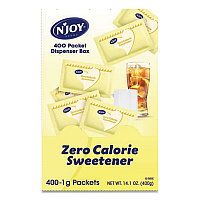 Yellow Sucralose Zero Calorie Sweetener, 0.04 oz Packet, 400/Box (83220)