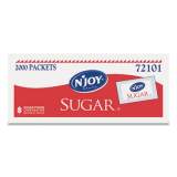 N'Joy Sugar Packets, 0.1 oz, 2,000 Packets/Box (633757)