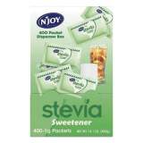 N'Joy Stevia Artificial Sweetener, 0.4 oz. 400 Packets/Box (83221)