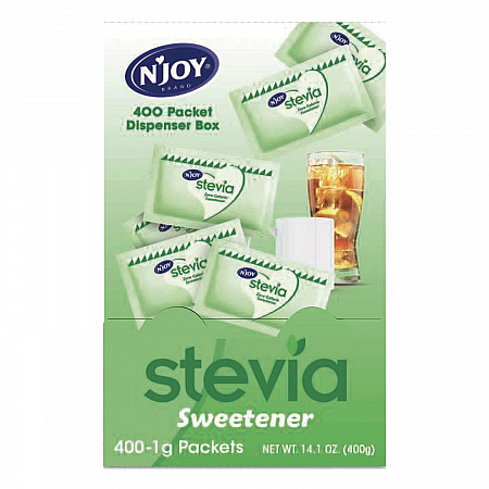 Stevia Artificial Sweetener, 0.04 oz Packet, 400/Box (83221)
