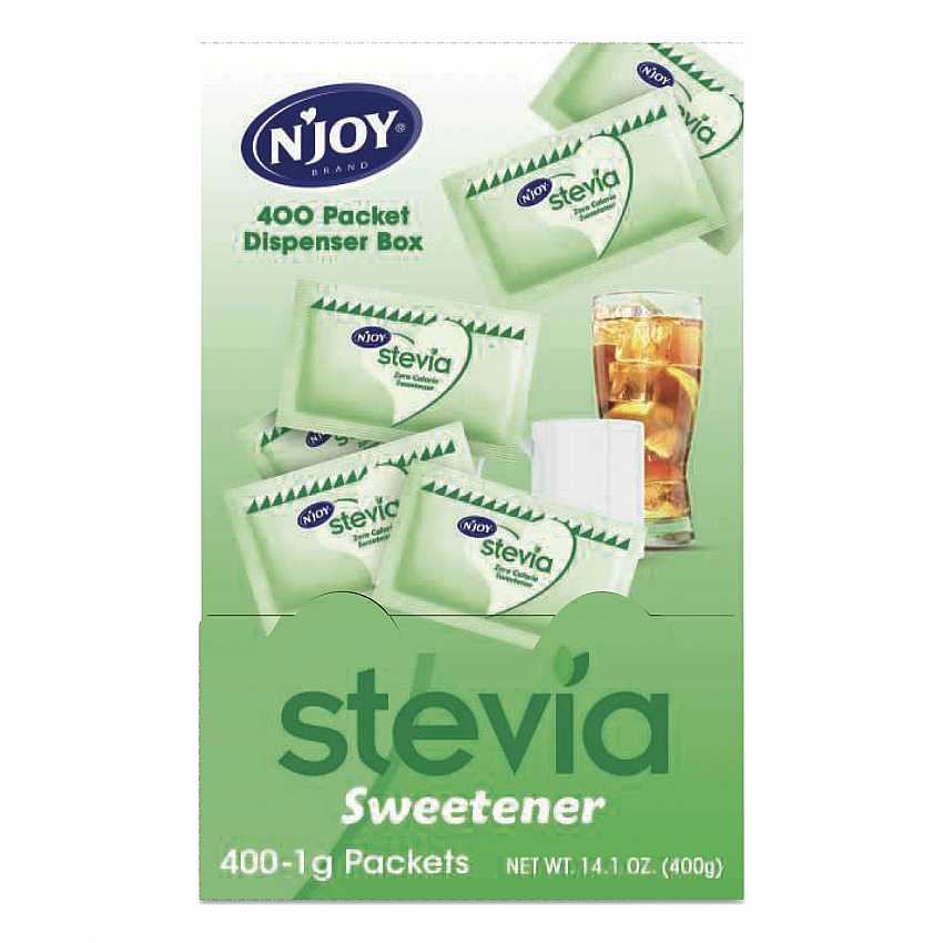 Stevia Artificial Sweetener, 0.04 oz Packet, 400/Box (83221)