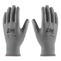 G-Tek GP Polyurethane-Coated Nylon Gloves, Small, Gray, 12 Pairs (179923)