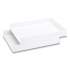 Poppin Stackable Letter Trays, 1 Section, Letter Size Files, 9.75 x 12.5 x 1.75, White, 2/Pack (100212)