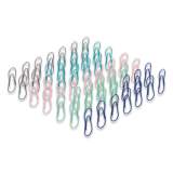 Poppin Assorted Color Standard Paper Clips, 50/Box (1268259)