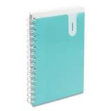 Poppin Medium Pocket Notebook, College Rule, Aqua, 8.5 x 6, 80 Sheets (1268263)
