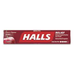 HALLS Mentho-Lyptus Cough and Sore Throat Lozenges, Cherry, 20 Packs/Box (AMC62476)
