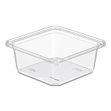 TamperGuard Snack Boxes, 32 oz, 6.3 x 6.3 x 2.6, Clear, Plastic, 300/Carton (SB32TG1)