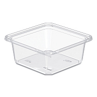 TamperGuard Snack Boxes, 32 oz, 6.3 x 6.3 x 2.6, Clear, Plastic, 300/Carton (SB32TG1)
