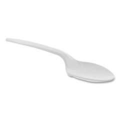 Pactiv Evergreen Fieldware Polypropylene Cutlery, Spoon, Mediumweight, White, 1,000/Carton (YFWSWCH)