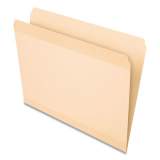 Pendaflex Poly Reinforced File Folder, Straight Tab, Letter Size, Manila, 24/Pack (86222)