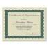 Great Papers! Metallic Border Certificates, 11 x 8.5, Ivory/Green, 100/Pack (460337)