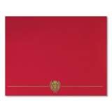Great Papers! Classic Crest Certificate Covers, 9.38 x 12, Red, 5/Pack (903031S)
