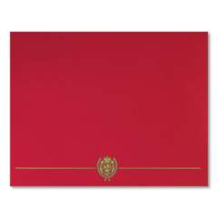 Great Papers! Classic Crest Certificate Covers, 9.38 x 12, Red, 5/Pack (926455)