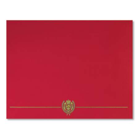 Great Papers! Classic Crest Certificate Covers, 9.38 x 12, Red, 5/Pack (926455)