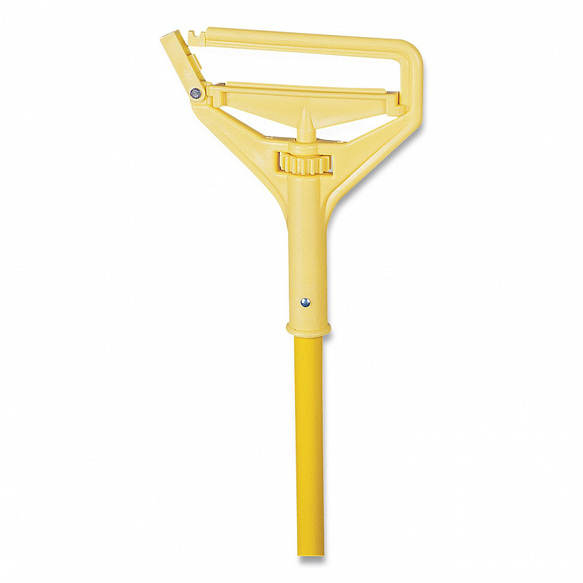 Quick Change Mop Handle. Vinyl Coating, 60", Yellow (C8PM60UNS620)