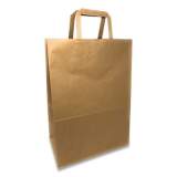 Prime Time Packaging Kraft Paper Bags, 1/6th BBL 12 x 7 x 17, Natural, 300/Bundle (FH12717)