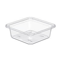 TamperGuard Snack Boxes, 24 oz, 6.3 x 6.3 x 2.1, Clear, Plastic, 300/Carton (SB24TG1)