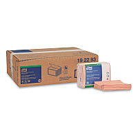 Small Pack Foodservice Cloth, 1-Ply, 11.75 x 14.75, Unscented, Red/Red Stripe, 50/Poly Pack, 4 Packs/Carton (192293)