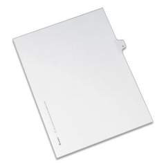 Avery Preprinted Legal Exhibit Side Tab Index Dividers, Allstate Style, 26-Tab, R, 11 x 8.5, White, 25/Pack (82180)