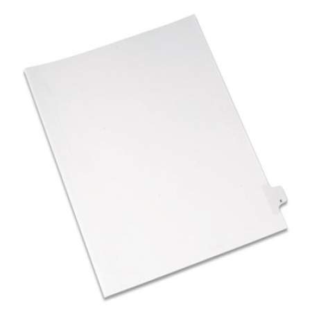 Avery Preprinted Legal Exhibit Side Tab Index Dividers, Allstate Style, 26-Tab, X, 11 x 8.5, White, 25/Pack (82186)