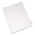 Avery Preprinted Legal Exhibit Side Tab Index Dividers, Allstate Style, 26-Tab, X, 11 x 8.5, White, 25/Pack (82186)