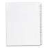 Avery Preprinted Legal Exhibit Side Tab Index Dividers, Allstate Style, 25-Tab, 51 to 75, 11 x 8.5, White, 1 Set, (1703) (01703)