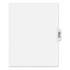 Preprinted Legal Exhibit Side Tab Index Dividers, Avery Style, 25-Tab, Table Of Contents, 11 x 8.5, White, 25/Pack (11910)