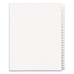 Avery Preprinted Legal Exhibit Side Tab Index Dividers, Allstate Style, 25-Tab, 1 to 25, 11 x 8.5, White, 1 Set, (1701) (01701)
