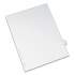 Avery Preprinted Legal Exhibit Side Tab Index Dividers, Allstate Style, 26-Tab, F, 11 x 8.5, White, 25/Pack (82168)
