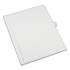 Avery Preprinted Legal Exhibit Side Tab Index Dividers, Allstate Style, 10-Tab, 14, 11 x 8.5, White, 25/Pack (82212)
