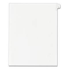 Avery Preprinted Legal Exhibit Side Tab Index Dividers, Allstate Style, 10-Tab, 1, 11 x 8.5, White, 25/Pack (82199)