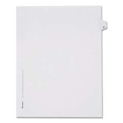 Avery Preprinted Legal Exhibit Side Tab Index Dividers, Allstate Style, 26-Tab, W, 11 x 8.5, White, 25/Pack (82185)