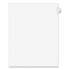 Preprinted Legal Exhibit Side Tab Index Dividers, Avery Style, 10-Tab, 2, 11 x 8.5, White, 25/Pack (11912)