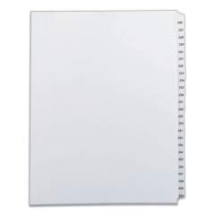 Avery Preprinted Legal Exhibit Side Tab Index Dividers, Allstate Style, 25-Tab, 226 to 250, 11 x 8.5, White, 1 Set (82192)