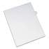 Avery Preprinted Legal Exhibit Side Tab Index Dividers, Allstate Style, 26-Tab, I, 11 x 8.5, White, 25/Pack (82171)