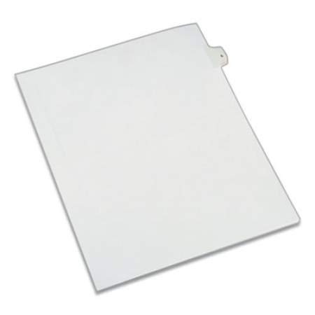 Avery Preprinted Legal Exhibit Side Tab Index Dividers, Allstate Style, 10-Tab, 5, 11 x 8.5, White, 25/Pack (82203)
