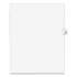 Preprinted Legal Exhibit Side Tab Index Dividers, Avery Style, 10-Tab, 10, 11 x 8.5, White, 25/Pack (11920)