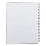 Avery Preprinted Legal Exhibit Side Tab Index Dividers, Allstate Style, 25-Tab, 251 to 275, 11 x 8.5, White, 1 Set (82193)