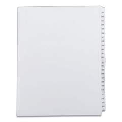 Avery Preprinted Legal Exhibit Side Tab Index Dividers, Allstate Style, 25-Tab, 251 to 275, 11 x 8.5, White, 1 Set (82193)