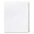 Avery Preprinted Legal Exhibit Side Tab Index Dividers, Allstate Style, 25-Tab, 76 to 100, 11 x 8.5, White, 1 Set, (1704) (01704)