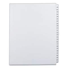 Avery Preprinted Legal Exhibit Side Tab Index Dividers, Allstate Style, 25-Tab, 201 to 225, 11 x 8.5, White, 1 Set (82191)