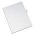 Avery Preprinted Legal Exhibit Side Tab Index Dividers, Allstate Style, 26-Tab, K, 11 x 8.5, White, 25/Pack (82173)