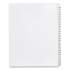 Avery Preprinted Legal Exhibit Side Tab Index Dividers, Allstate Style, 25-Tab, 126 to 150, 11 x 8.5, White, 1 Set, (1706) (01706)