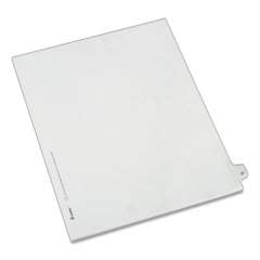 Avery Preprinted Legal Exhibit Side Tab Index Dividers, Allstate Style, 10-Tab, 27, 11 x 8.5, White, 25/Pack (82225)