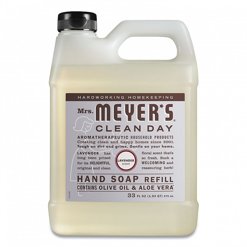 Clean Day Liquid Hand Soap Refill, Lavender Scent, 33 oz, 6/Carton (651318)
