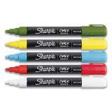 Sharpie Wet-Erase Chalk Marker, Medium Bullet Tip, Assorted Colors, 5/Pack (2103011)