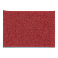 Low-Speed Buffer Floor Pads 5100, 20 x 14, Red, 10/Carton (59258)